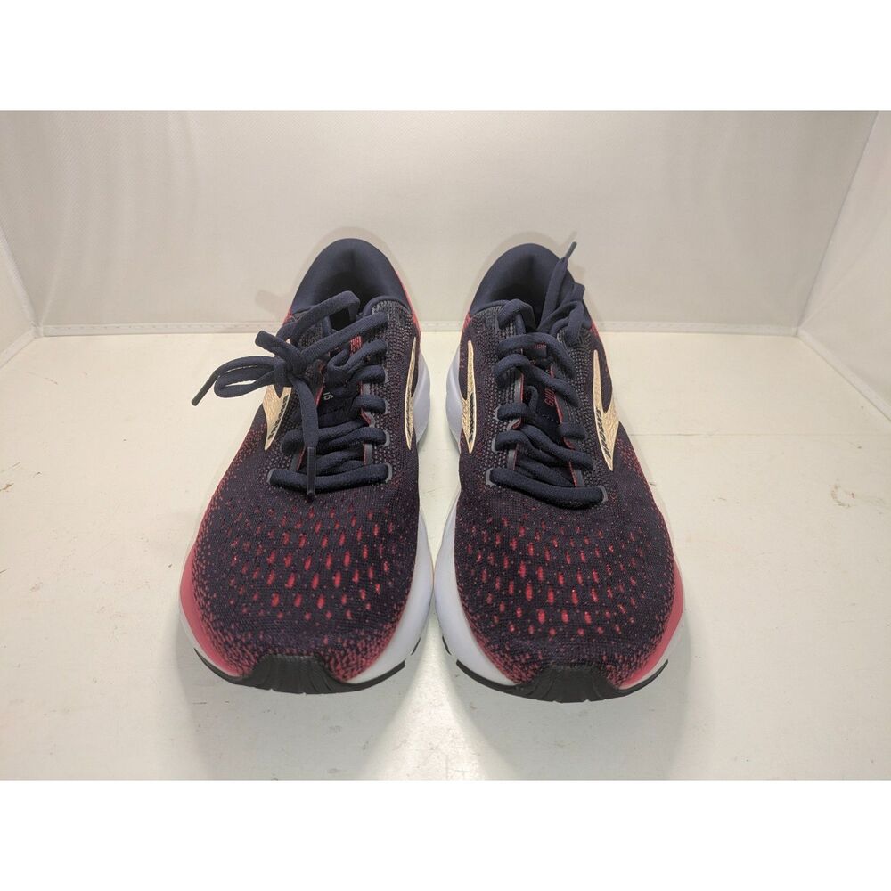 Brooks Ghost 16 Running Shoes Women Navy Blue/Pink Size 7 Wide - Picture 3 of 8
